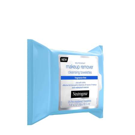 Neutrogena Makeup Remover Cleansing Towelettes Fragrance-Free 25 Towelettes, PK6 6811090